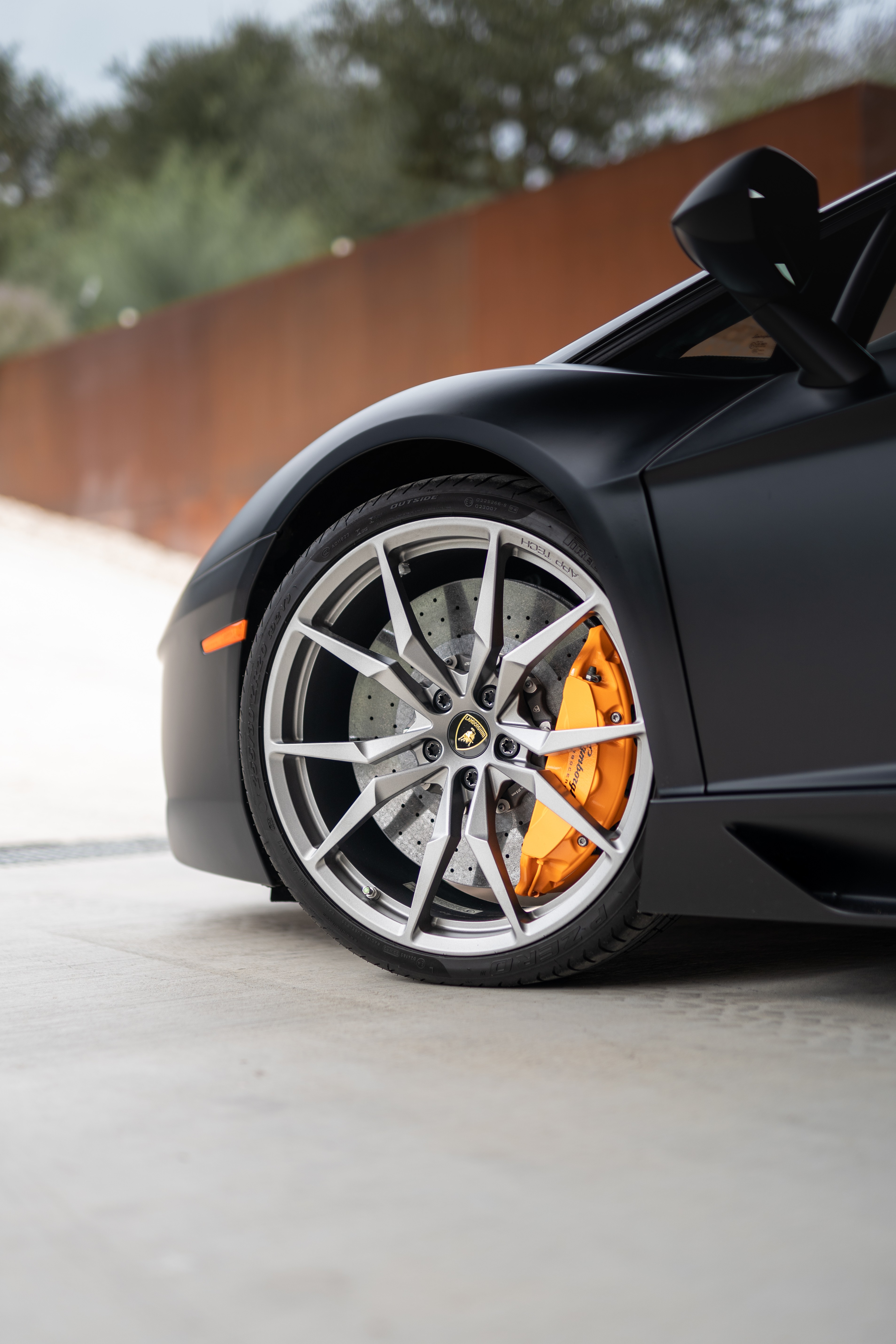 Matte Black Lamborghini Aventador LP 700-4 in Dripping Springs, TX.