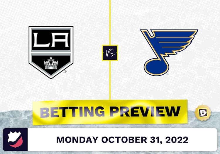 Kings vs. Blues Prediction and Odds - Oct 31, 2022