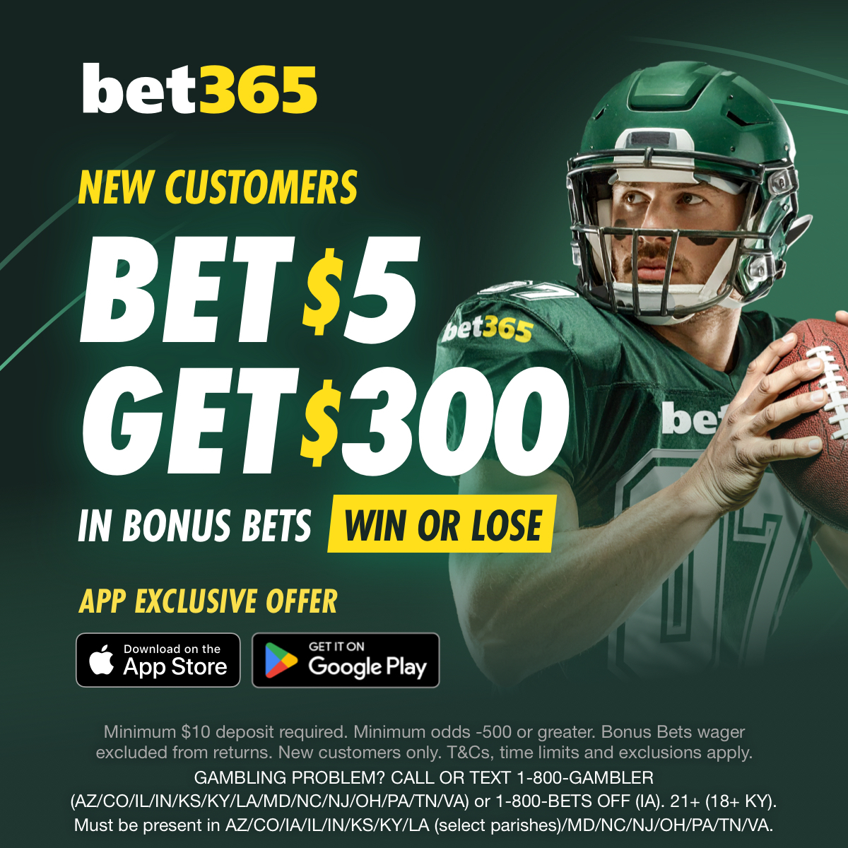 The Maryland Bet365 Bonus Code is a top option for NFL, MLB, and boxing betting.