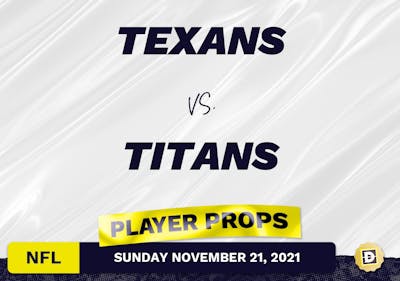 Texans vs. Titans Projected Player Stats - Nov 21, 2021