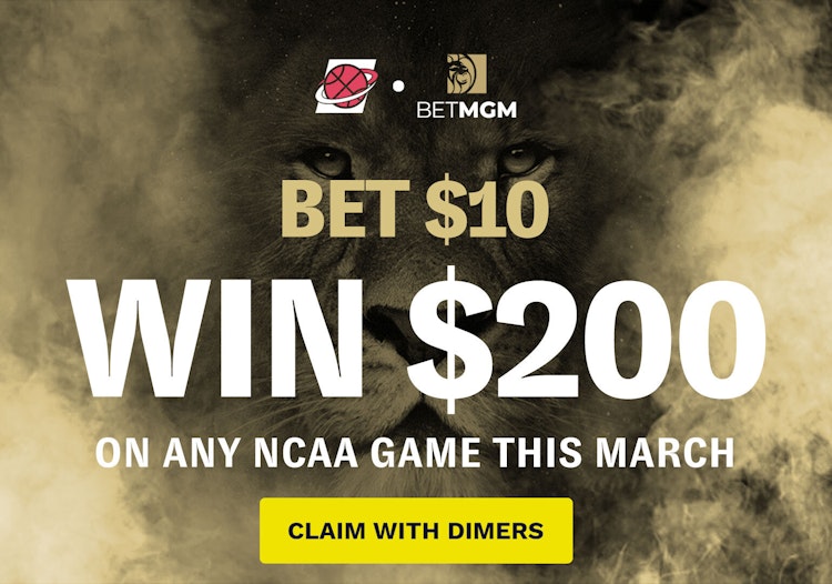 BetMGM College Basketball Promo: Bet $10 on any NCAA Game and Get $200 This March