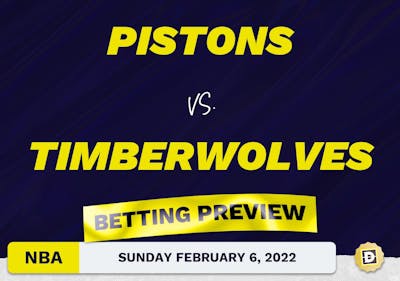 Pistons vs. Timberwolves Predictions and Odds - Feb 6, 2022