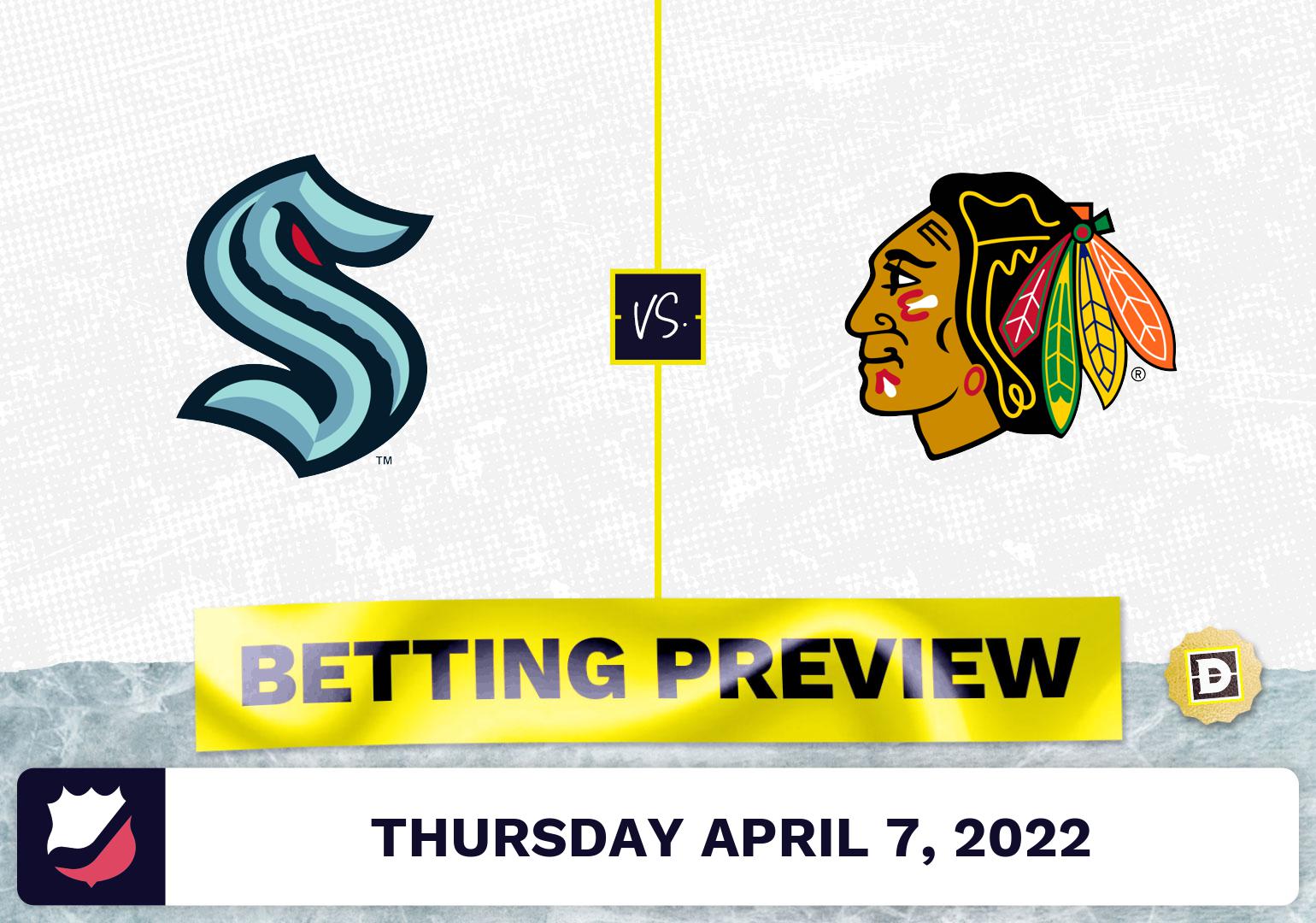 Kraken vs. Blackhawks Prediction and Odds - Apr 7, 2022