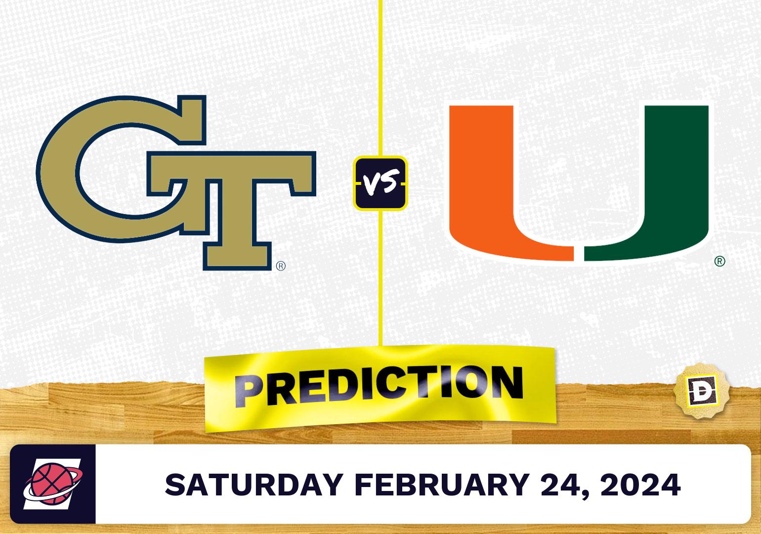 Georgia Tech Vs. Miami (FL) Prediction, Odds, College Basketball Picks ...