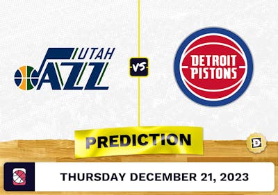 Utah Jazz vs. Detroit Pistons Prediction, Odds, NBA Picks  [12/21/2023]