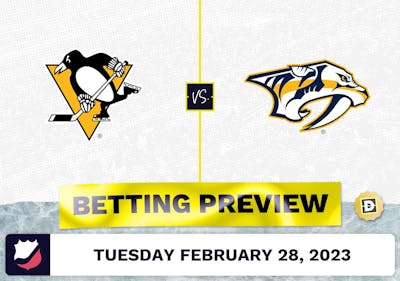 Penguins vs. Predators Prediction and Odds - Feb 28, 2023