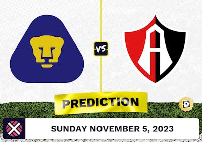 Pumas UNAM vs. Atlas Prediction and Odds - November 5, 2023