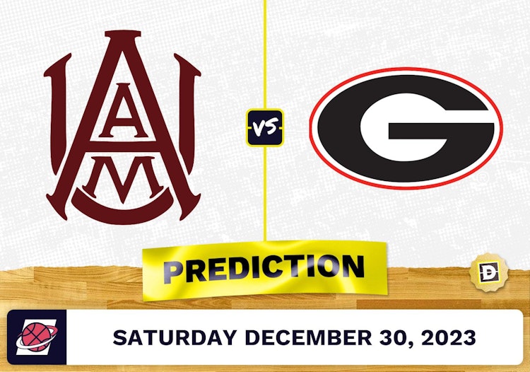 Alabama A&M vs. Georgia Prediction, Odds, College Basketball Picks  [12/30/2023]