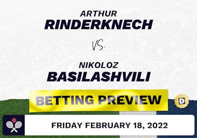 Arthur Rinderknech vs. Nikoloz Basilashvili Predictions - Feb 18, 2022