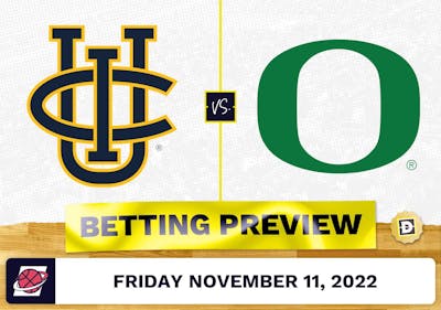UC Irvine vs. Oregon CBB Prediction and Odds - Nov 11, 2022