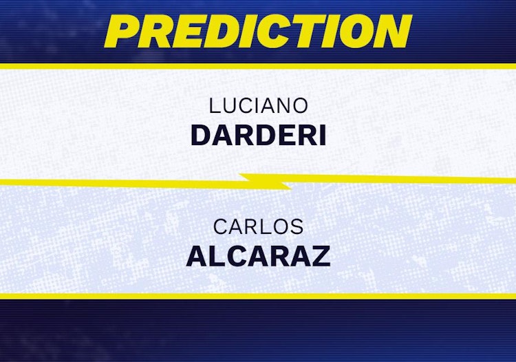 Luciano Darderi vs Carlos Alcaraz Tennis Prediction.