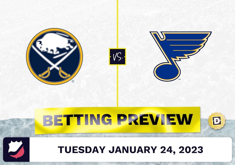 Sabres vs. Blues Prediction and Odds - Jan 24, 2023