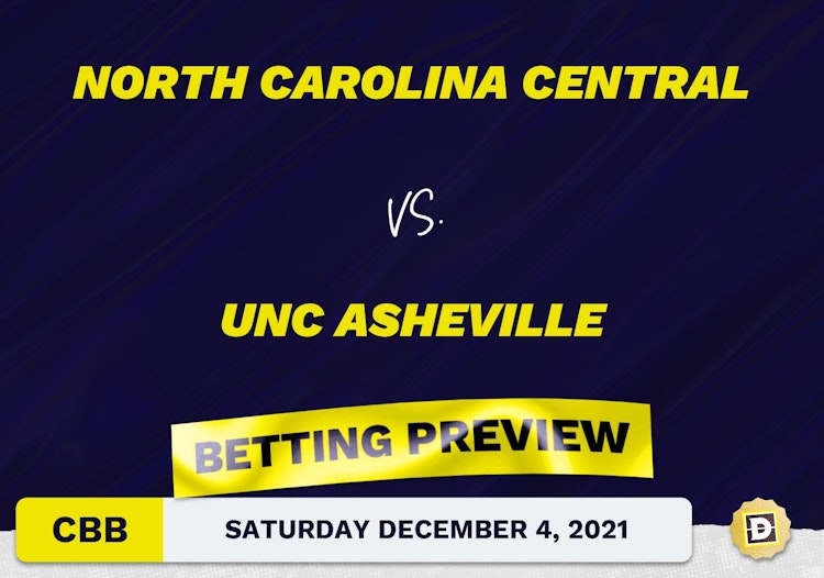North Carolina Central vs. UNC Asheville CBB Predictions and Odds - Dec 4, 2021