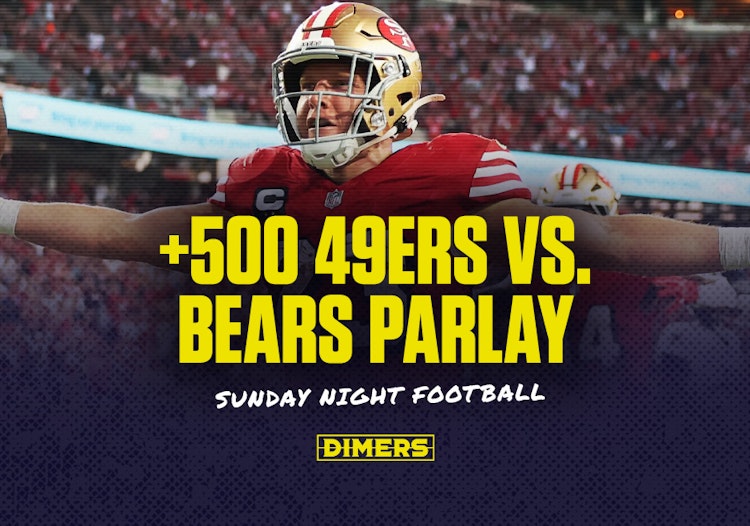 NFL Parlay bet for Week 17 Sunday Night Football featuring the Bears and 49ers