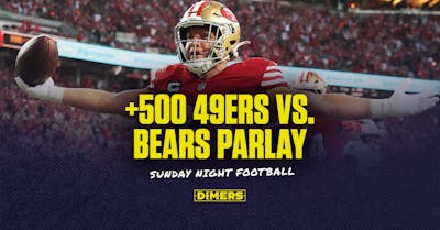 Parlay these 49ers vs. Bears player props at boosted +500 odds for Sunday Night Football betting