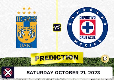 Tigres UANL vs. Cruz Azul Prediction and Odds - October 21, 2023
