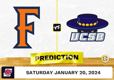 Cal State Fullerton vs. UC Santa Barbara Prediction, Odds, College Basketball Picks [1/20/2024]