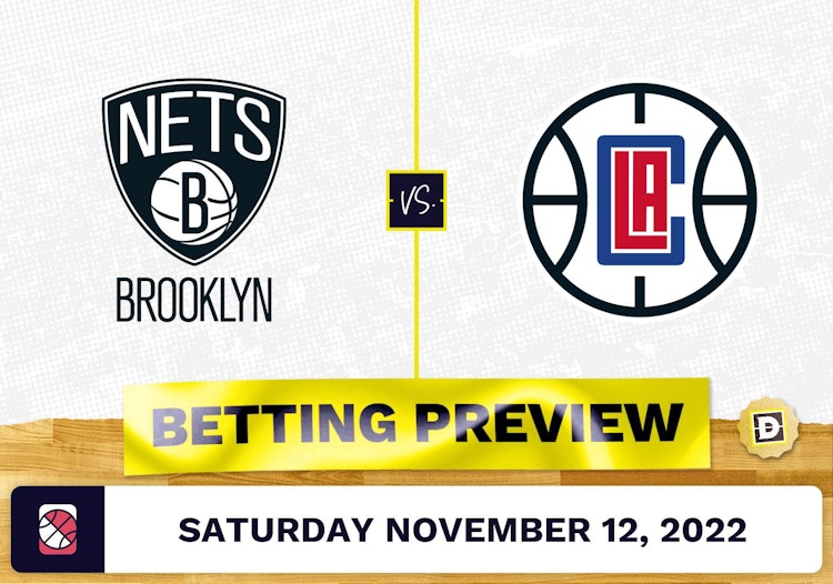 Nets vs. Clippers Prediction and Odds - Nov 12, 2022