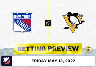 Rangers vs. Penguins Prediction and Odds - May 13, 2022