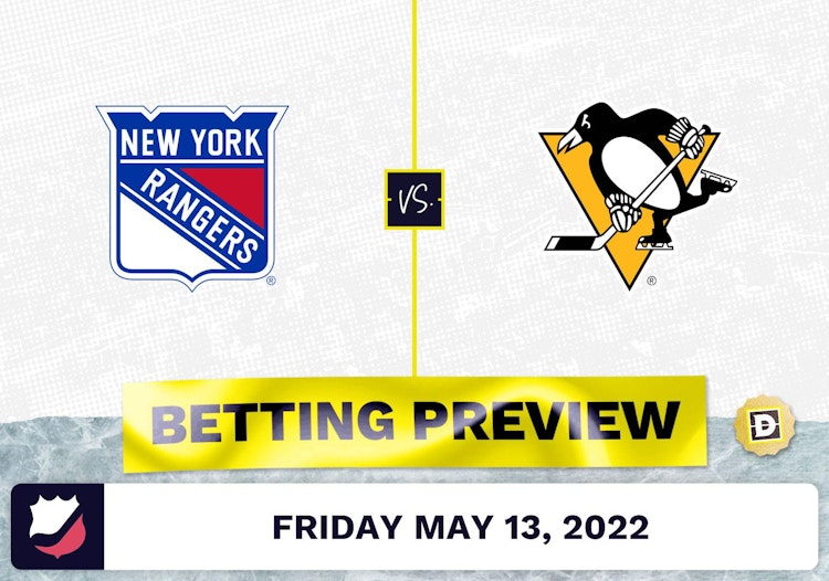Rangers vs. Penguins Prediction and Odds - May 13, 2022