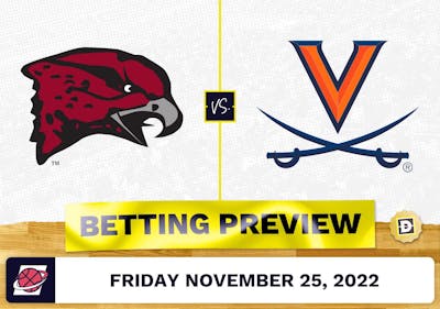 Maryland-Eastern Shore vs. Virginia CBB Prediction and Odds - Nov 25, 2022