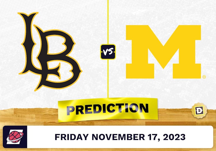Long Beach State vs. Michigan Basketball Prediction - November 17, 2023