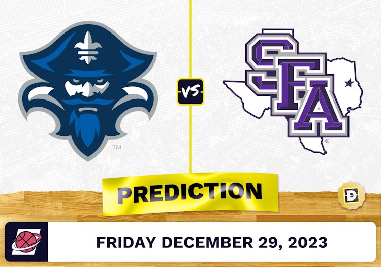 New Orleans vs. Stephen F. Austin Prediction, Odds, College Basketball Picks  [12/29/2023]