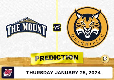 Mount St. Mary's vs. Quinnipiac Prediction, Odds, College Basketball Picks [1/25/2024]
