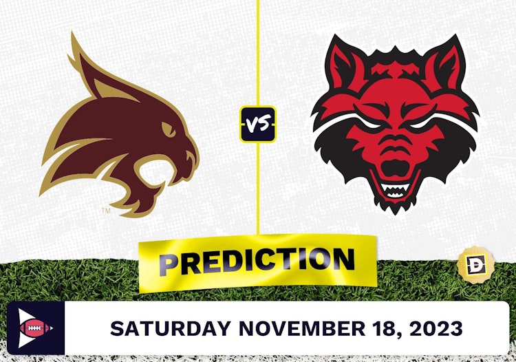 Texas State vs. Arkansas State CFB Prediction and Odds - November 18, 2023