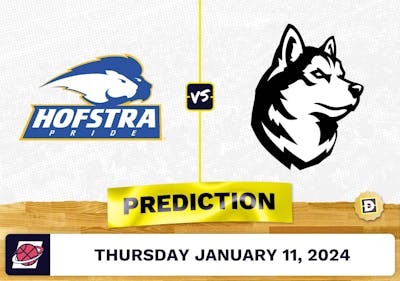 Hofstra vs. Northeastern Prediction, Odds, College Basketball Picks  [1/11/2024]
