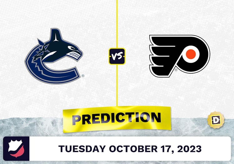 Canucks vs. Flyers Prediction and Odds - October 17, 2023