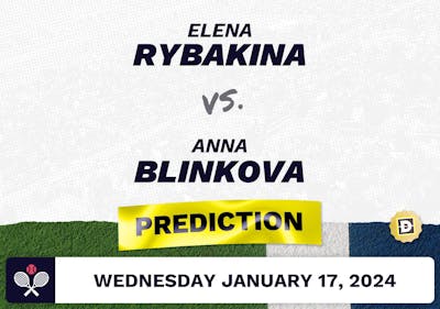 Elena Rybakina vs. Anna Blinkova Prediction, Odds, Picks for Australian Open 2024
