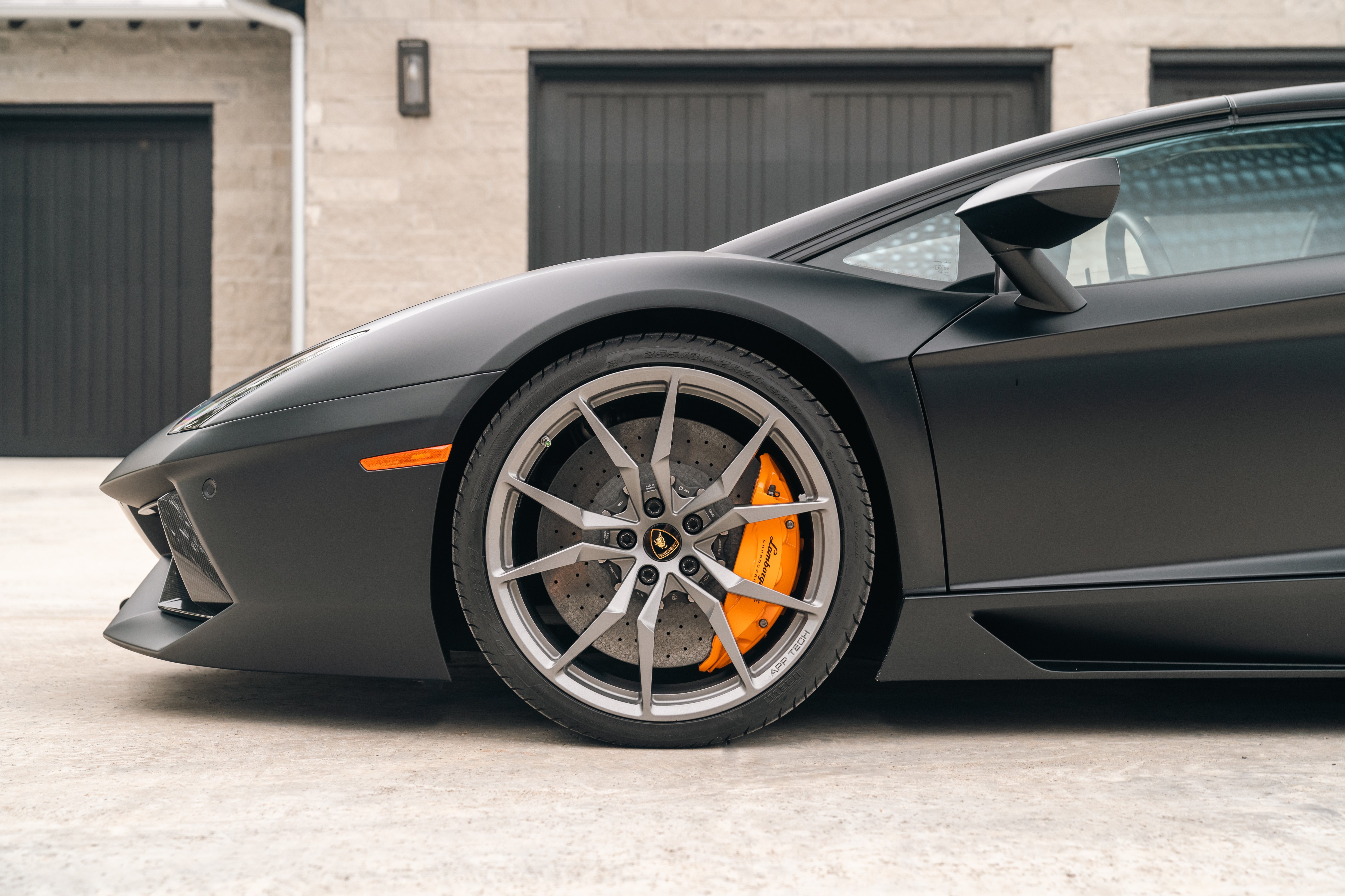 Lamborghini Aventador LP 700-4 wheel and brakes in Dripping Springs, TX.