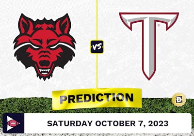 Arkansas State vs. Troy State CFB Prediction and Odds - October 7, 2023