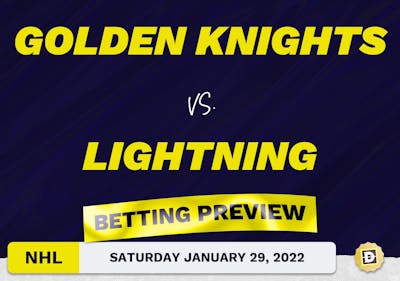 Golden Knights vs. Lightning Predictions and Odds - Jan 29, 2022