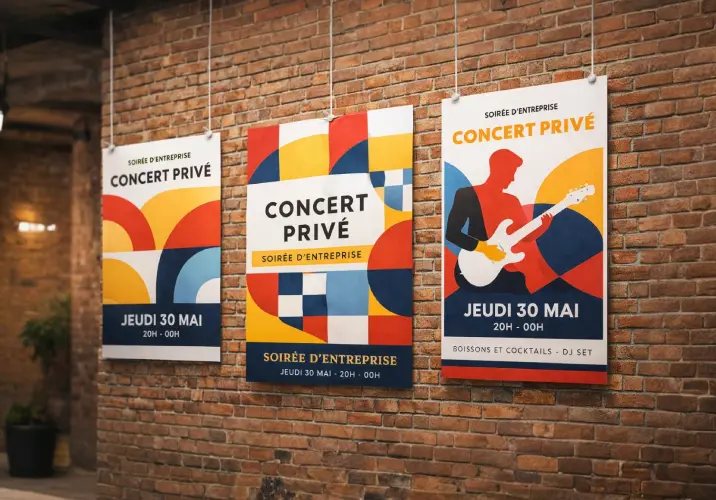 Affiche PVC souple personnalisée impression professionnelle