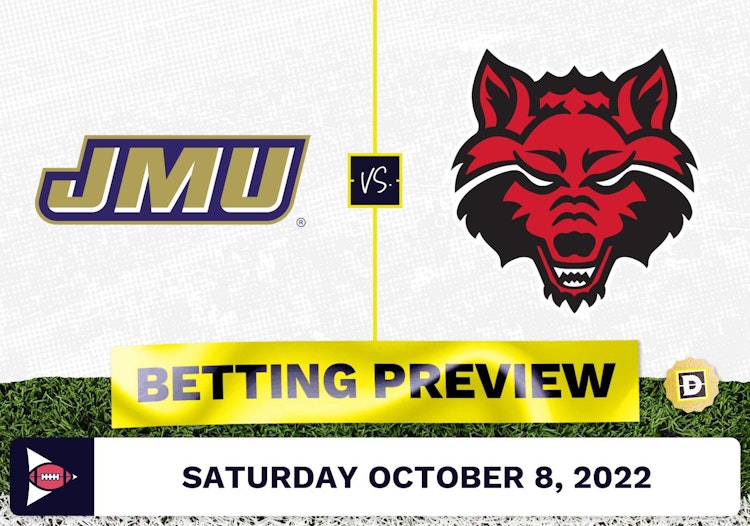 James Madison vs. Arkansas State CFB Prediction and Odds - Oct 8, 2022
