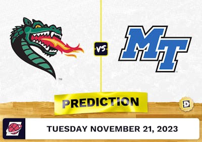 UAB vs. Middle Tennessee Basketball Prediction - November 21, 2023