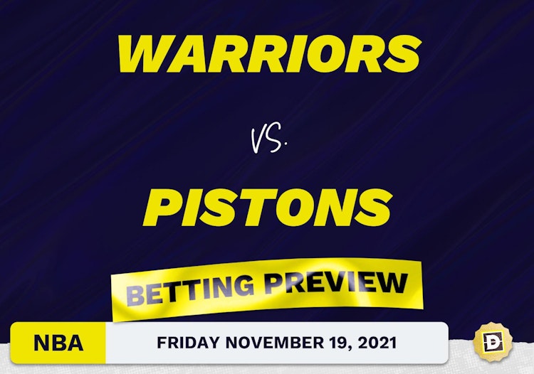 Warriors vs. Pistons Predictions and Odds - Nov 19, 2021