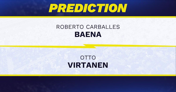 Roberto Carballes Baena vs Otto Virtanen Tennis Prediction.
