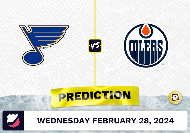 St. Louis Blues vs. Edmonton Oilers Prediction, Odds, NHL Picks [2/28/2024]