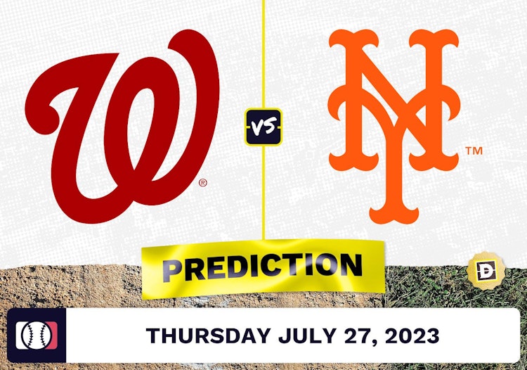 Nationals vs. Mets Prediction for MLB Thursday [7/27/2023]