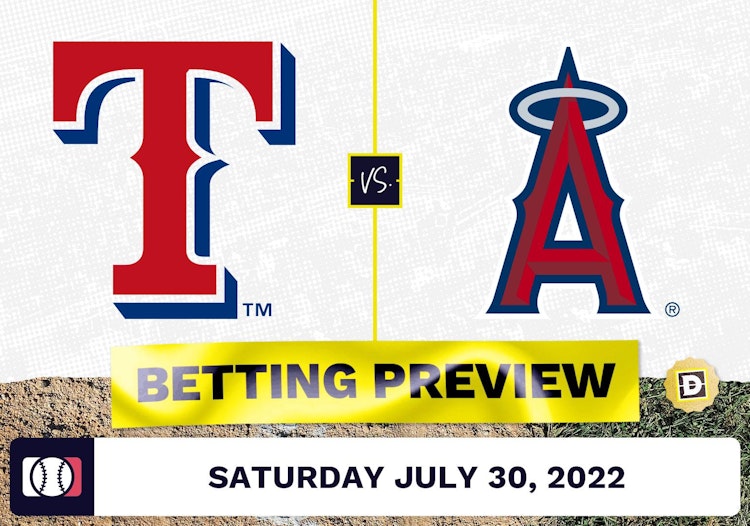 Rangers vs. Angels Prediction and Odds - Jul 30, 2022