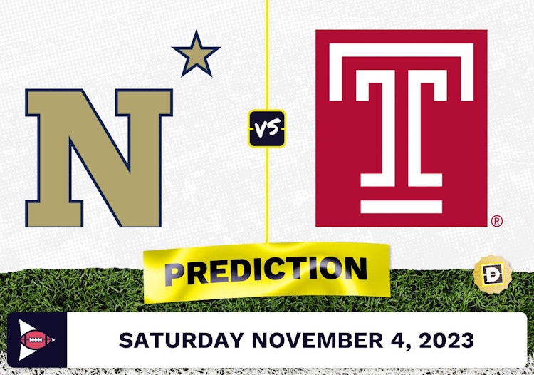 Navy vs. Temple CFB Prediction and Odds - November 4, 2023