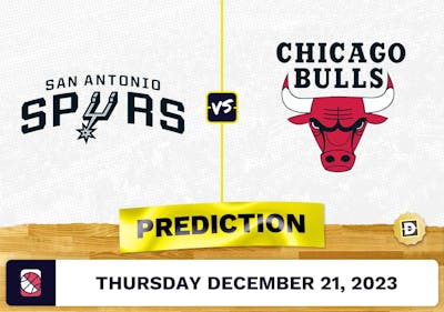San Antonio Spurs vs. Chicago Bulls Prediction, Odds, NBA Picks  [12/21/2023]