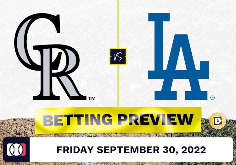 Rockies vs. Dodgers Prediction and Odds - Sep 30, 2022