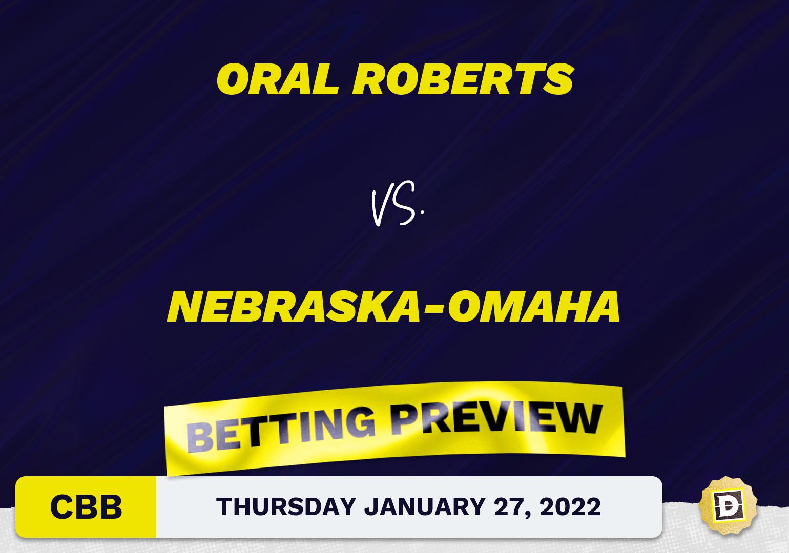 Oral Roberts vs. Nebraska-Omaha CBB Predictions and Odds - Jan 27, 2022