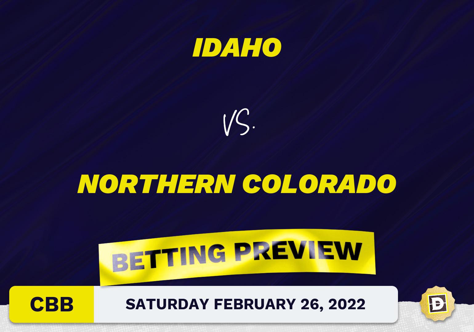 Idaho vs. Northern Colorado CBB Predictions and Odds - Feb 26, 2022