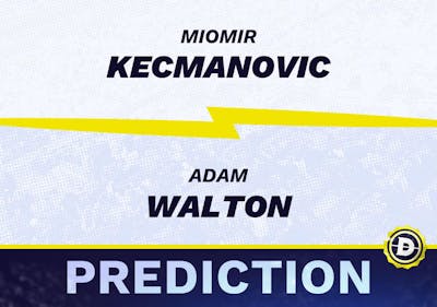 Miomir Kecmanovic vs. Adam Walton Prediction, Odds, Picks for ATP Atlanta Open 2024