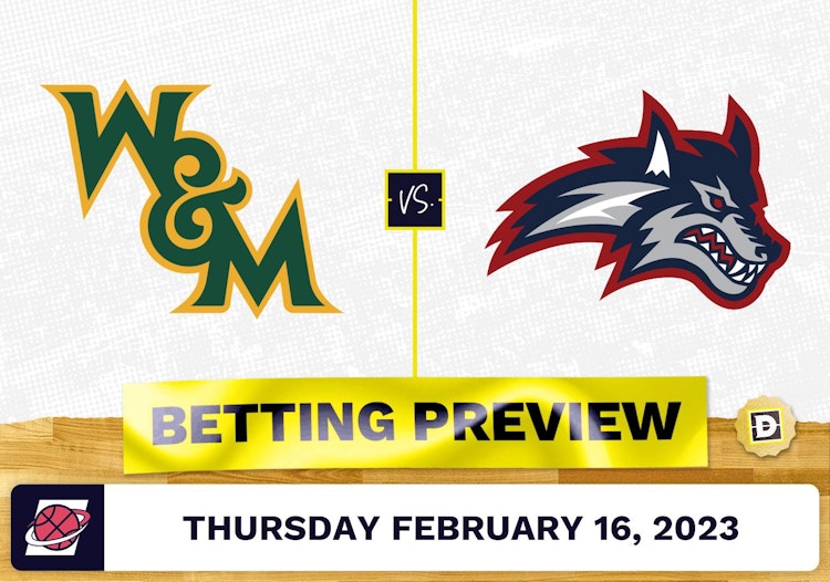 William & Mary vs. Stony Brook CBB Prediction and Odds - Feb 16, 2023